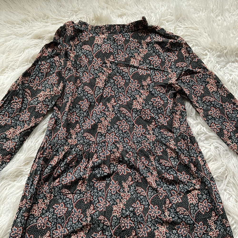 Loft Floral‎ Paisley Smocked Neck Shift Dress - Picture 7 of 8